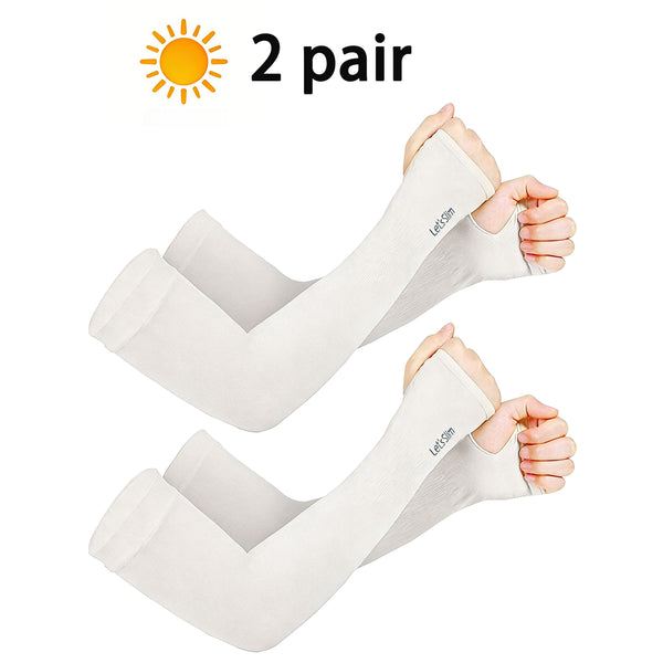 2Pair SportsTrail Cooling Arm Sleeves for Men & Women – Breathable