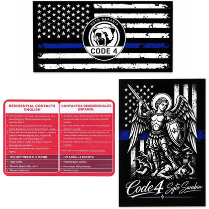Know Your Rights Red Card, English Spanish Bilingual Immigration Pocket Card