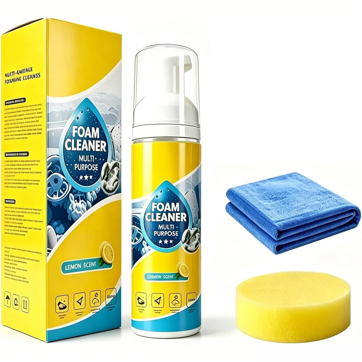 4-in-1 Multi-Enzyme Foam Cleaner, Foam Cleaner all Purpose