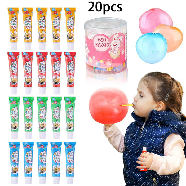 20Pcs Plastic Balloons Original Bubble Making. Classic Retro Toys for Kids
