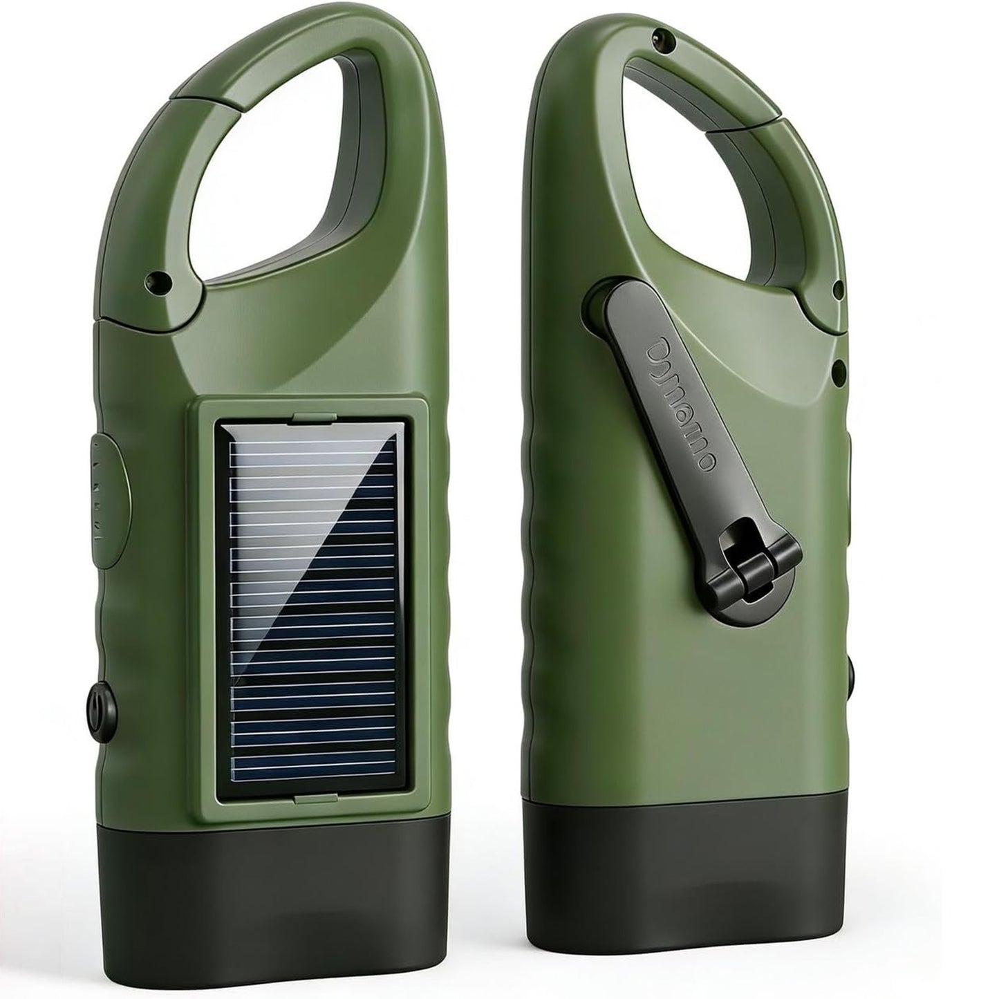 Mini Hand Crank Solar LED Emergency Flashlight,USB Output,Type C