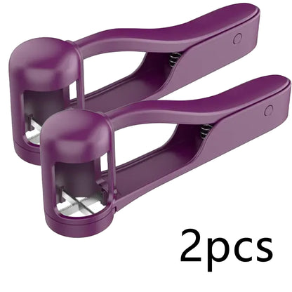 Grape Cutter Stainless Steel Baby Fruit Slicer Safe & Easy Grape