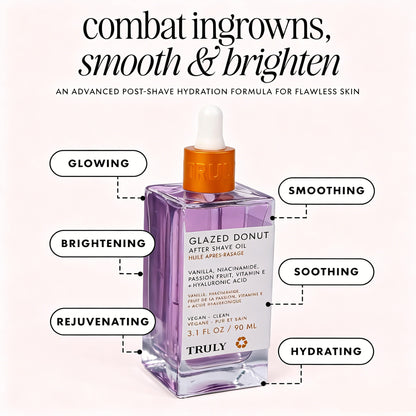 Glazed Donut After Shave Oil – Ingrown Hair & Discoloration Treatment