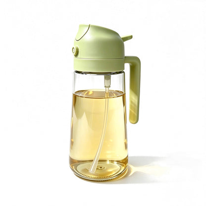 2 in 1 Olive Oil Spray for Cooking, 470ml/16oz Oil Dispenser for Kitchen and Home