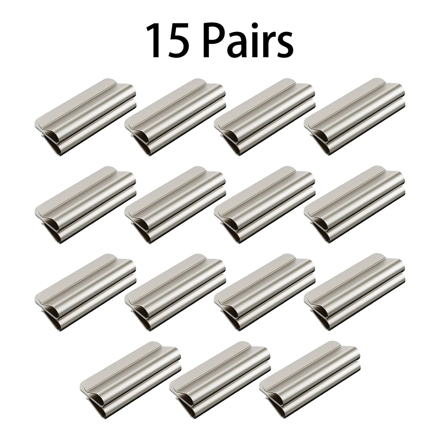 15 Pairs Magnetic Curtain Clips Hold Curtains Closed
