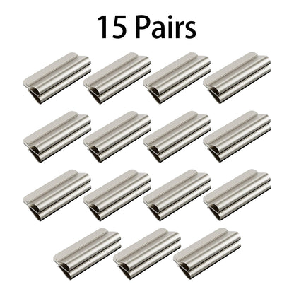 15 Pairs Magnetic Curtain Clips Hold Curtains Closed