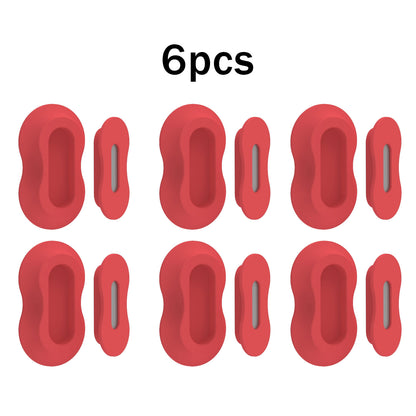 6PCS Magnetic Silicone Remote Control Holder Wall Mount for TV Fan