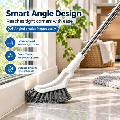 2PACK Telescopic Long Handle Crevice Cleaning Brush for Narrow Gaps