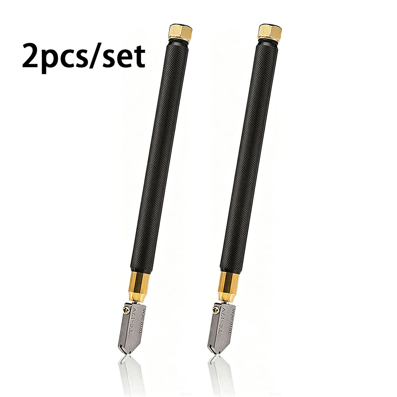 2PCS Glass Cutter | Brass Handled TAP Wheel Technology Supercutter