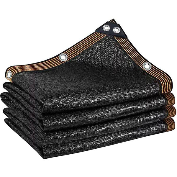 Large-Size UV-Resistant Sunshade Netting with Grommets, 80-90% Sun Blocking