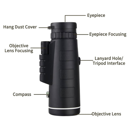 Monocular Telescope, 40x60 High Power HD Monocular Night Vision Watching Hunting
