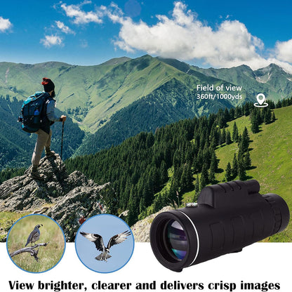 Monocular Telescope, 40x60 High Power HD Monocular Night Vision Watching Hunting
