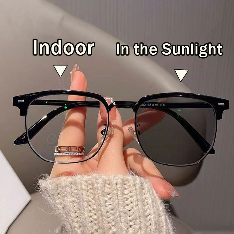 Computer Photochromic Blue Light Blocking Glasses Men Women, Anti Blu-Ray