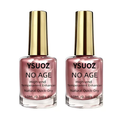 Rose Gold Metallic Mirror-finish Nail Polish—Quick-drying, Long-lasting, High-shine