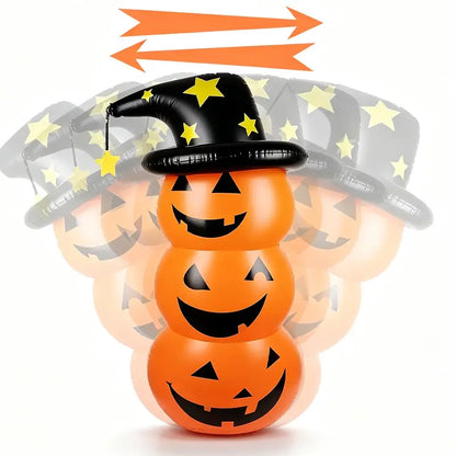 4.43ft Halloween Inflatable Pumpkin Waterproof Outdoor Decor for Parties, Gardens, Patios