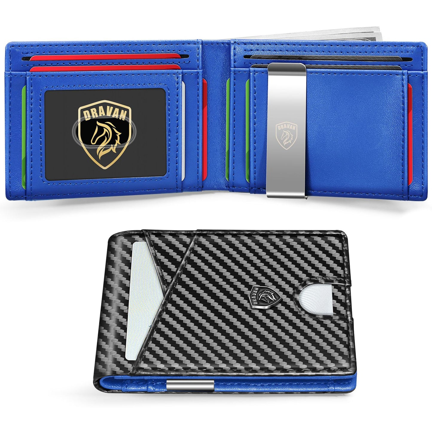 Father's Day Gifts, Men's Minimalist Carbon Fiber Card Holder