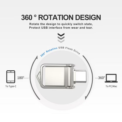 2TB Metal Flash Drives USpB 3.2 Steady Speed Pendrive Portable SSD Memoria Flash Disk Adaptier