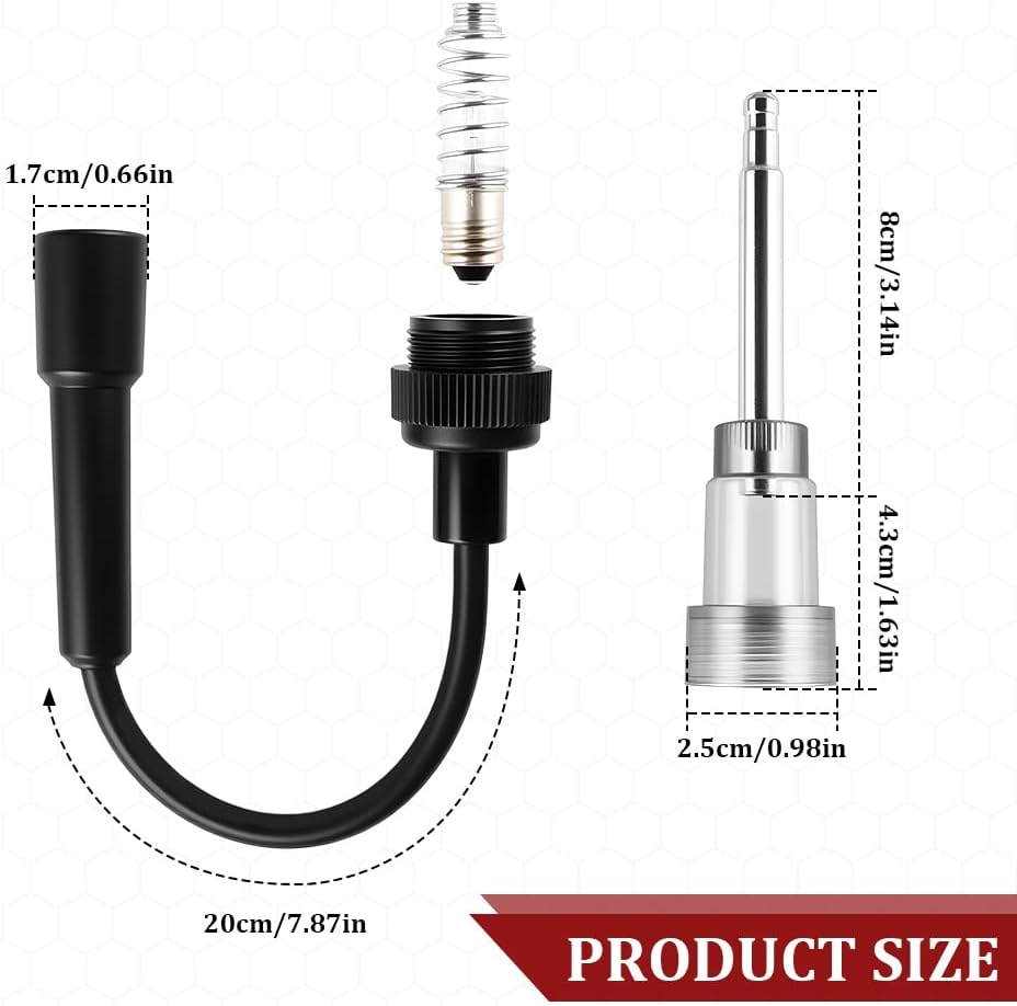 Inline Spark Plug Tester - Plug-in Easy Use Complete Kit