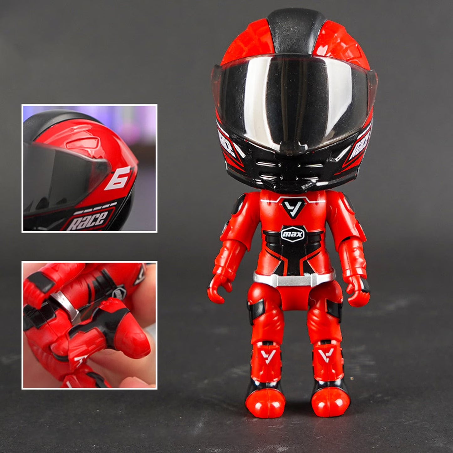 Motorcycle Transformable Model - Metal Collectible Display Piece