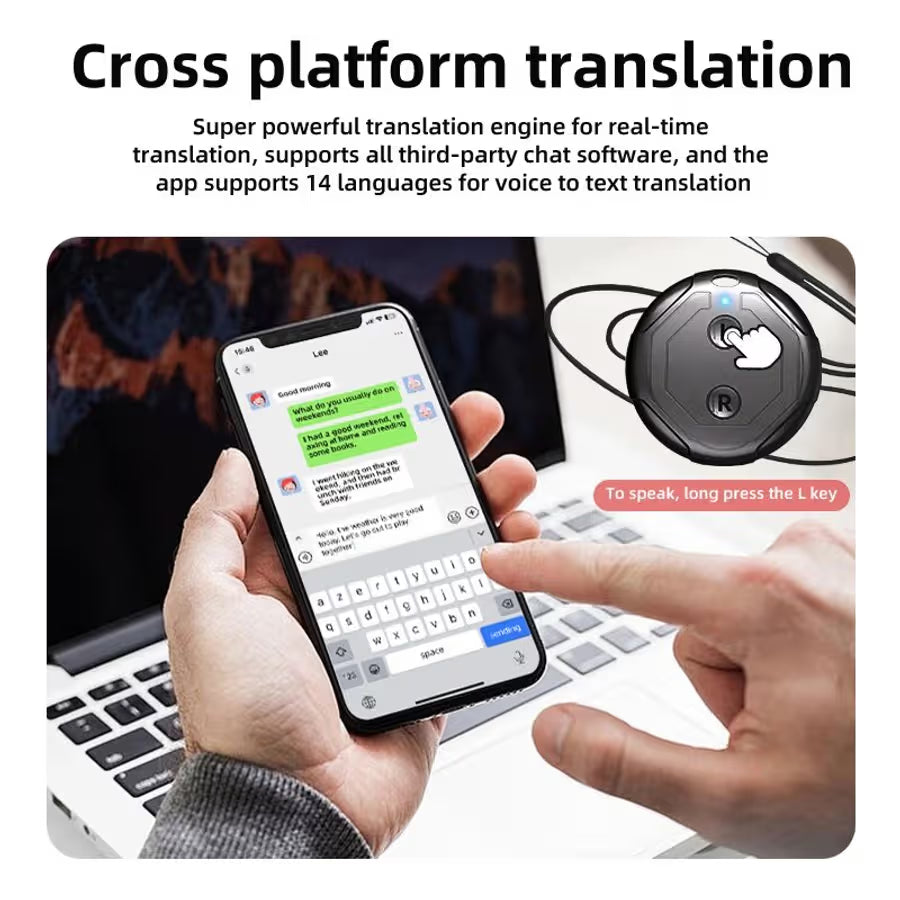 2026 New AI Intelligent Translator Multi-language Translation Simultaneous Interpretation