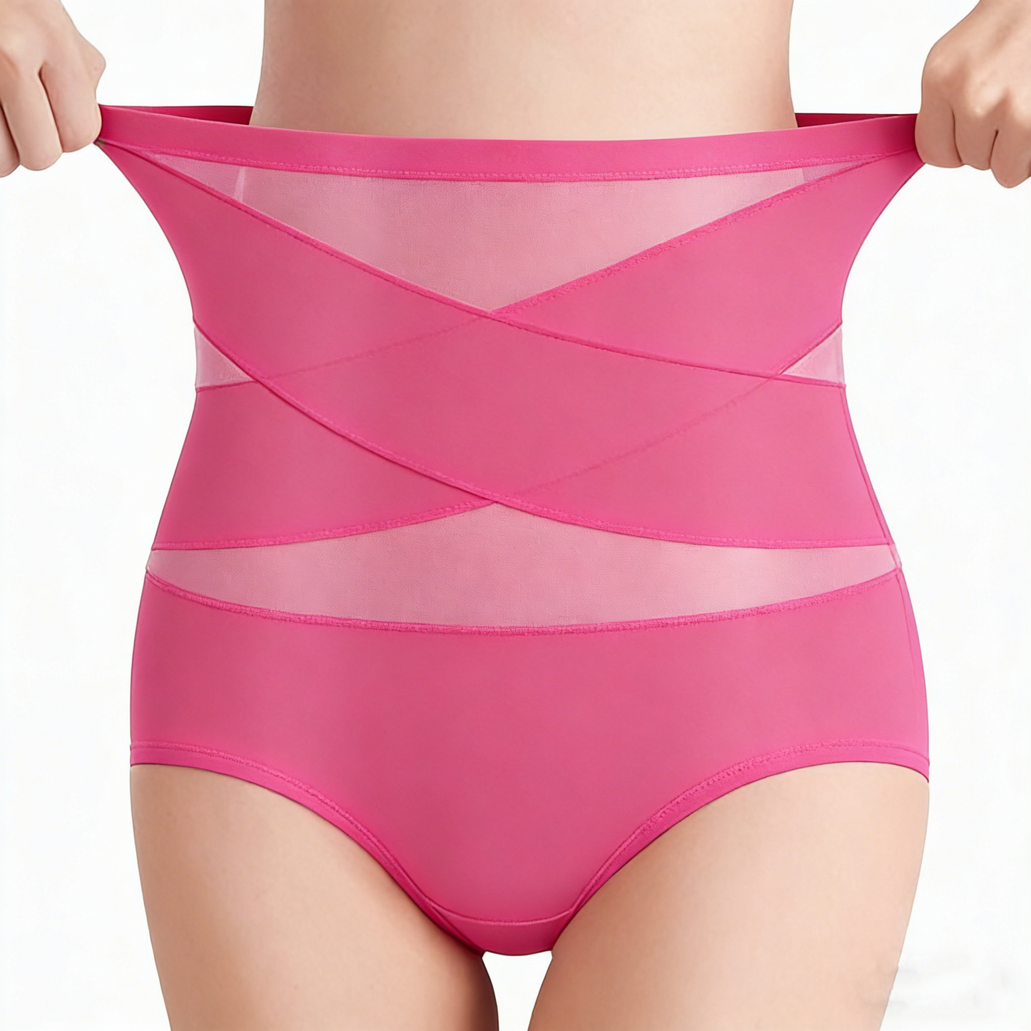 3Pcs Women's High-Waisted Tummy Control Shapewear Panties