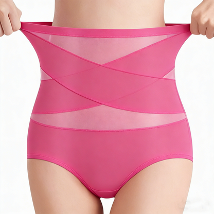 3Pcs Women's High-Waisted Tummy Control Shapewear Panties