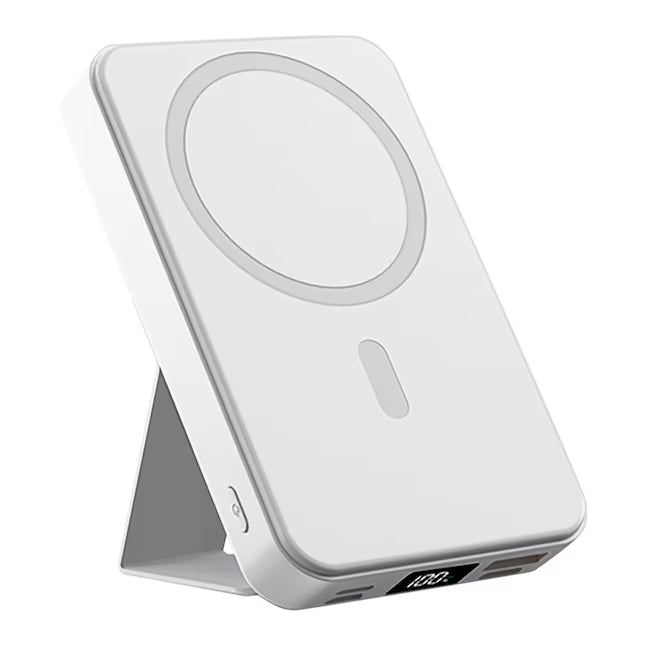 10,000mAh Portable Magnetic Wireless Charge Power Bank with Phone Stand