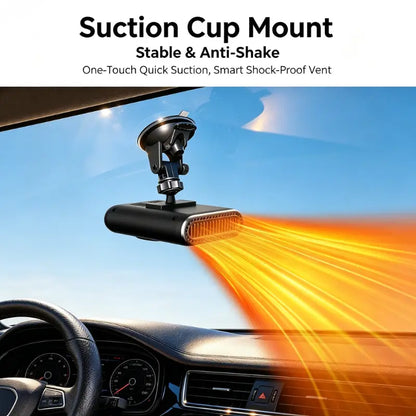 12V Portable Car Heater Power, Adjustable Defogging Windshield Demister