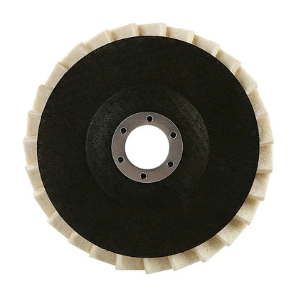 3PCS 5Inch Wool Polishing Wheels Set for Angle Grinders