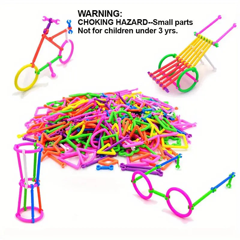 200pcs/set Random Color & Shape Magic Wand Building Block Set