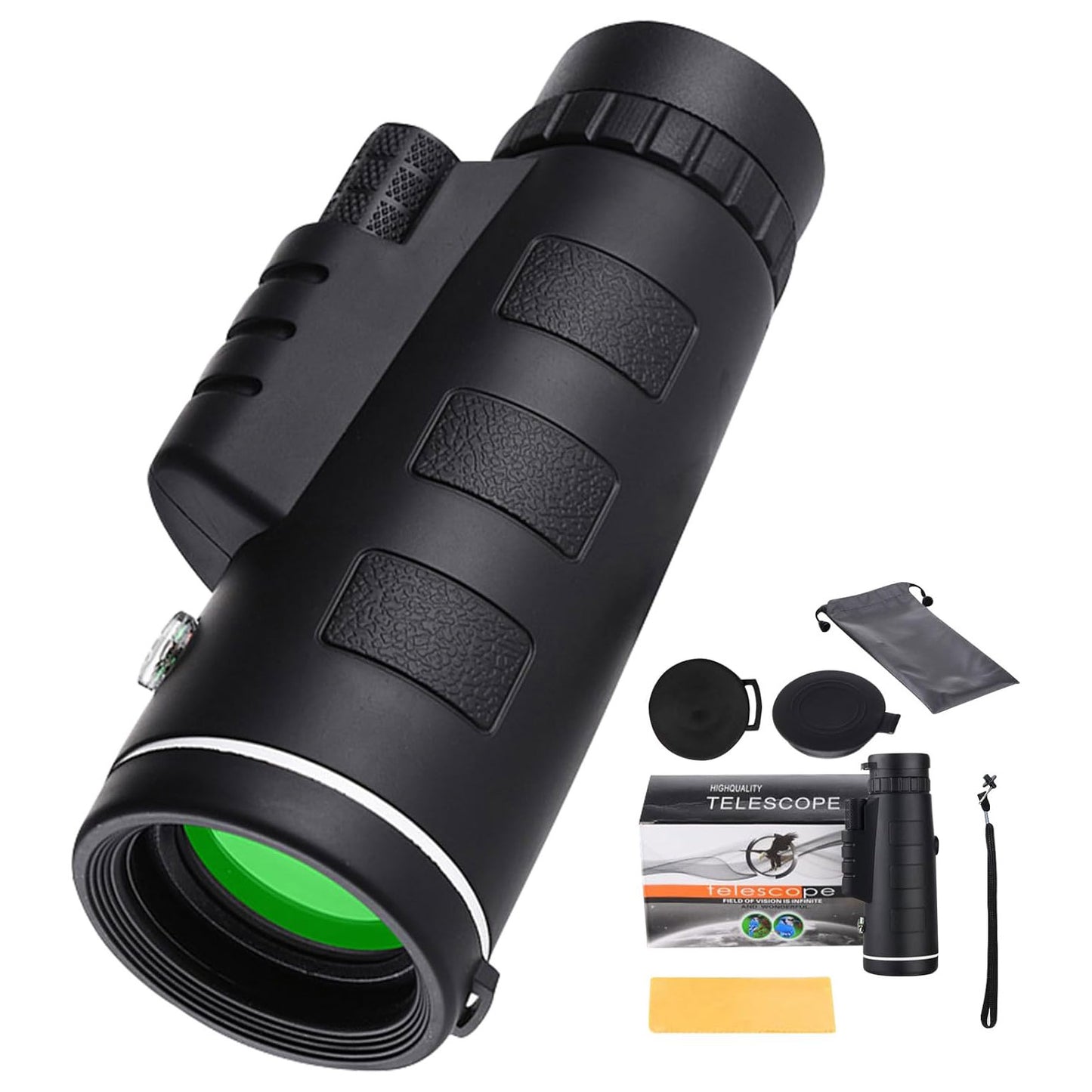 Monocular Telescope, 40x60 High Power HD Monocular Night Vision Watching Hunting
