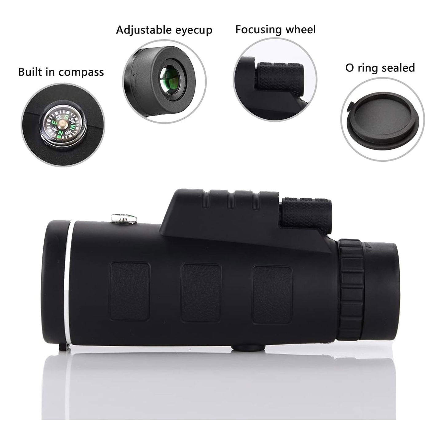 Monocular Telescope, 40x60 High Power HD Monocular Night Vision Watching Hunting
