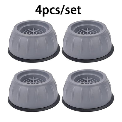 4 Pcs Shock and Noise Cancelling Washing Machine Support