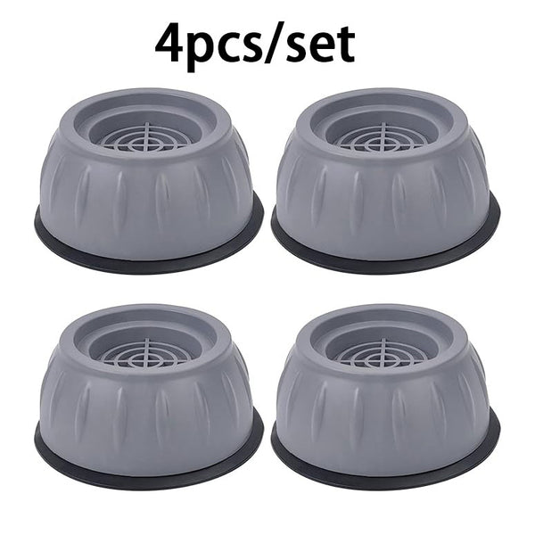 4 Pcs Shock and Noise Cancelling Washing Machine Support