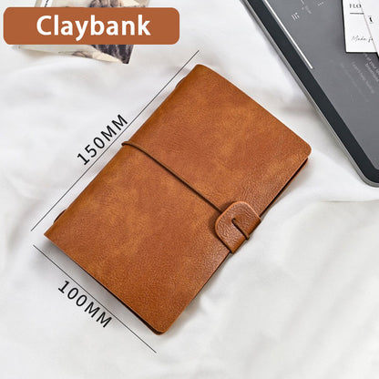 Leather Writing Journal Notebook Refillable, Handmade Travelers Notebook
