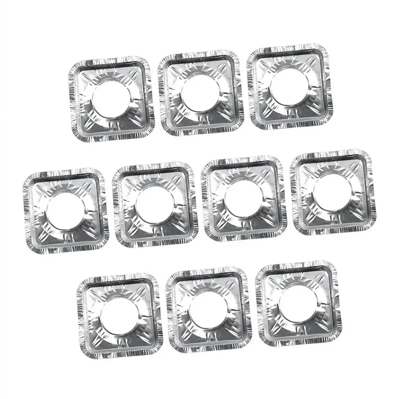 Gas Stove Burner Covers Square Oil Proof Liners for Easy Cleaning