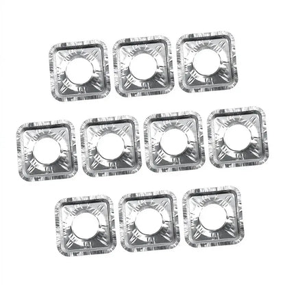 Gas Stove Burner Covers Square Oil Proof Liners for Easy Cleaning