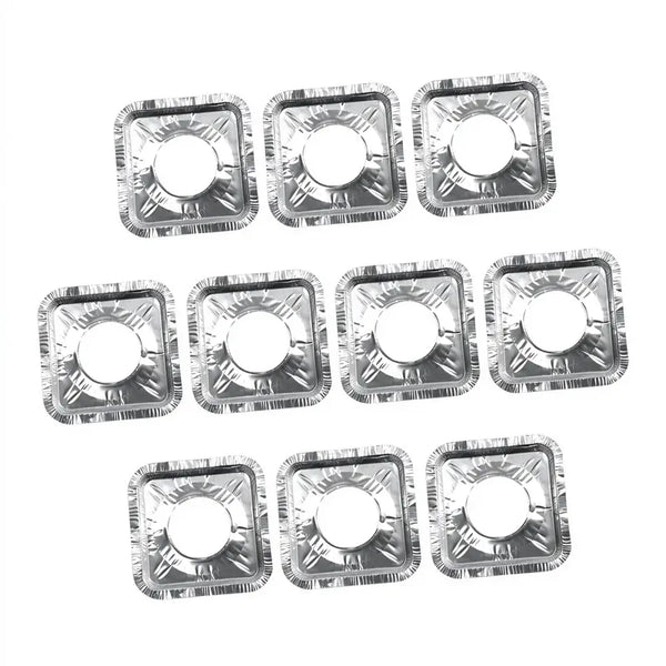 Gas Stove Burner Covers Square Oil Proof Liners for Easy Cleaning