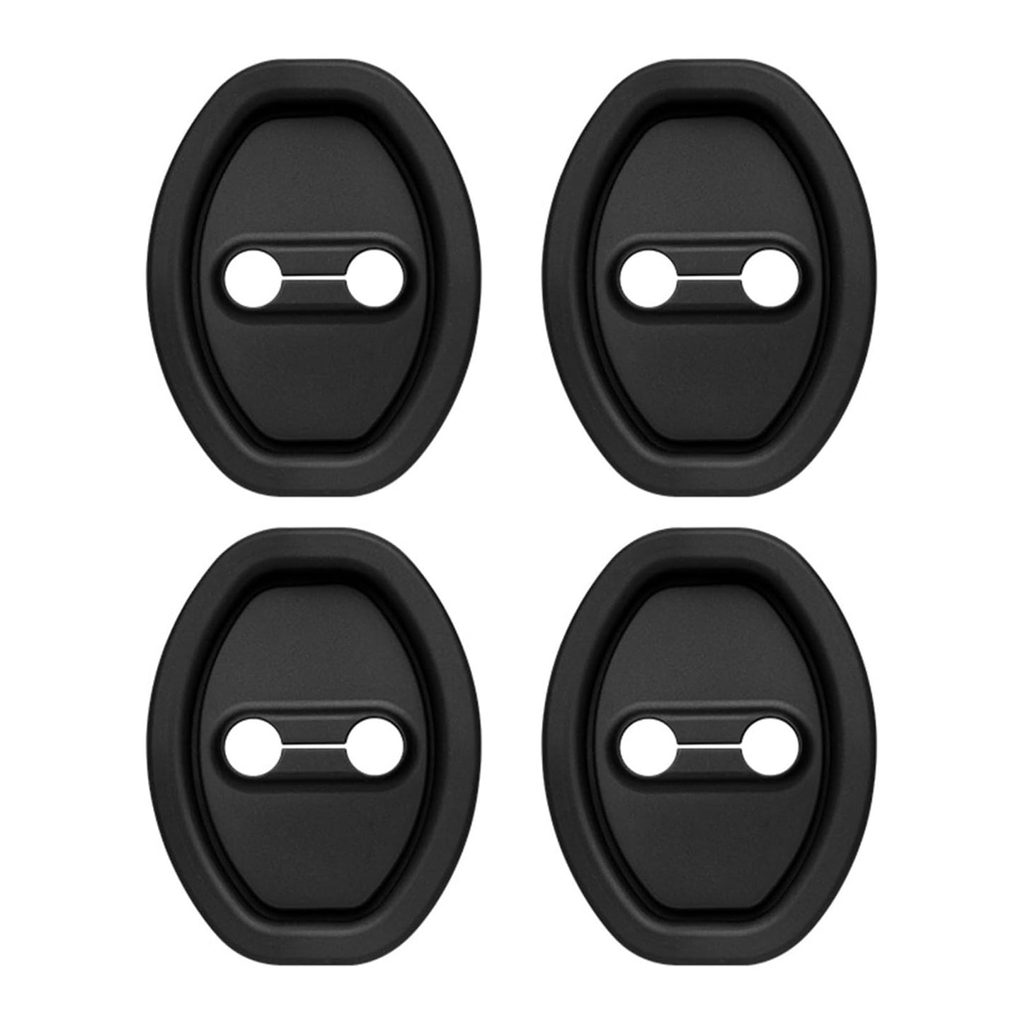 4PCS Universal Upgraded Car Door Latch Guard Cover for Car Door Protector and Noise Reduction