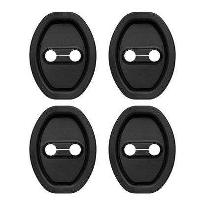 4PCS Universal Upgraded Car Door Latch Guard Cover for Car Door Protector and Noise Reduction