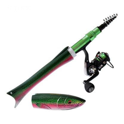 Telescopic Carbon Fishing Rod Under 6 Feet for Saltwater Lure Fishing with Fast Action