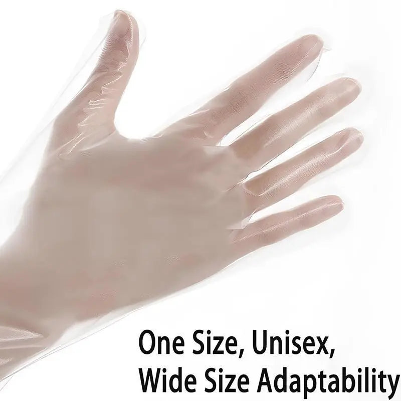 10 Pairs Disposable Long Arm Gloves with Elastic Cuff Household Cleaning