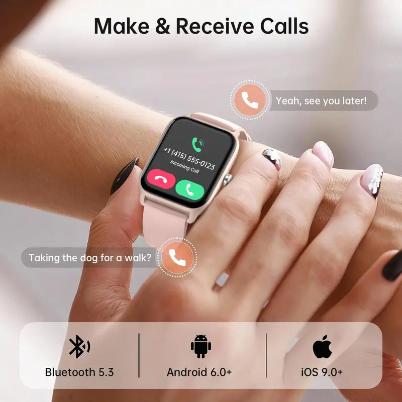 2.01"Touchscreen Smartwatch Sports Tracking Fitness Device