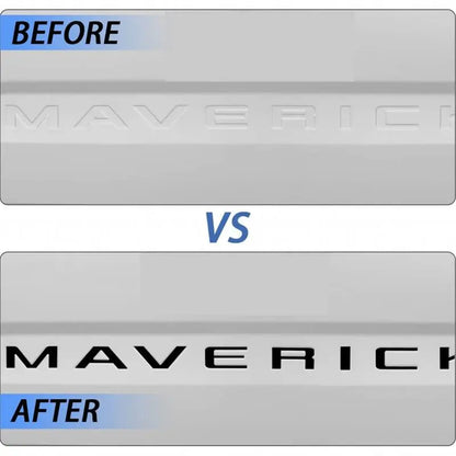 Tailgate Letter Inserts - Compatible with 2022-2026 Ford Maverick