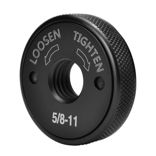 5/8-11 Thread Angle Grinder Flange Nut No Wrench Required,Grinder Nut for 4.5" and 5" Angle Grinder