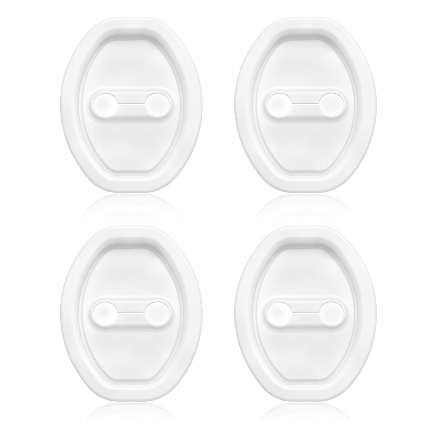 4PCS Universal Upgraded Car Door Latch Guard Cover for Car Door Protector and Noise Reduction