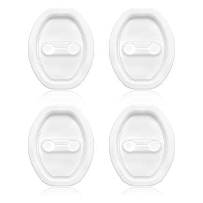 4PCS Universal Upgraded Car Door Latch Guard Cover for Car Door Protector and Noise Reduction