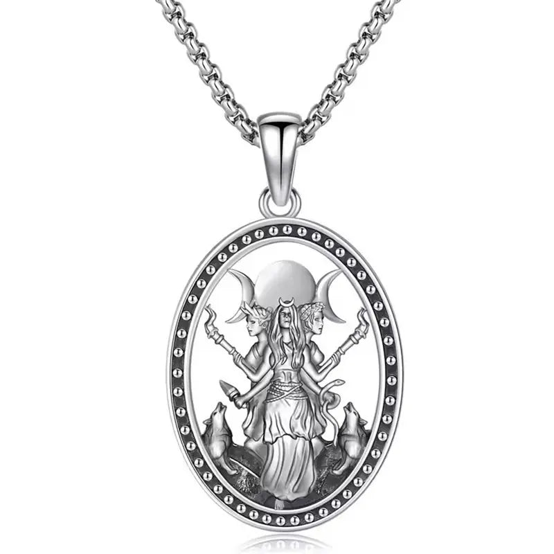 March Goddess Hecate necklace Hecate Goddess Protection Design Accessories