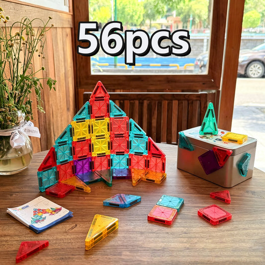 Magnetic 3D Blocks Construction Playboards