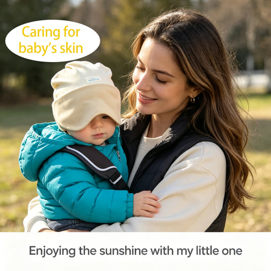Foldable Brim for Sun Protection & Eye Protection Baby Hat